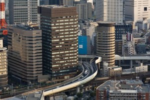 Japan Road Through Building Image