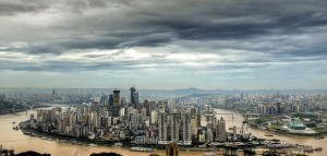 Skyline of Chongqing China
