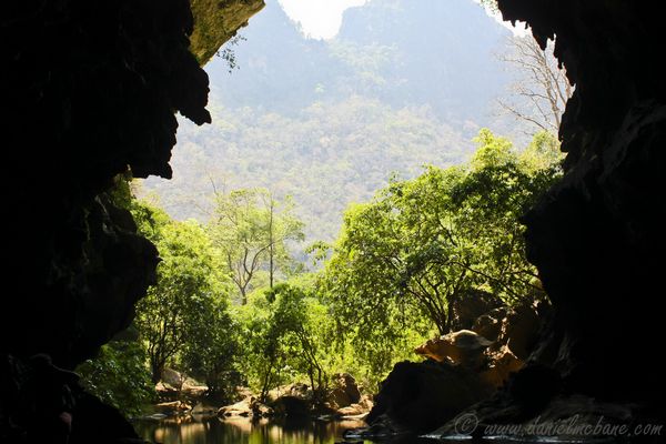 Water in Cave Laos Loop
