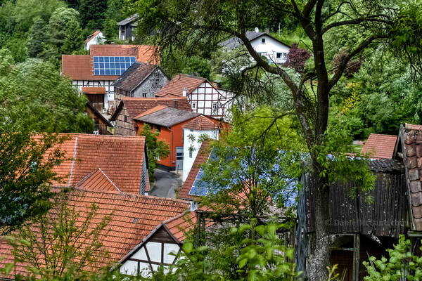Rooftops Rural Germany