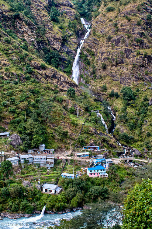 Waterfall Syange Annapurna
