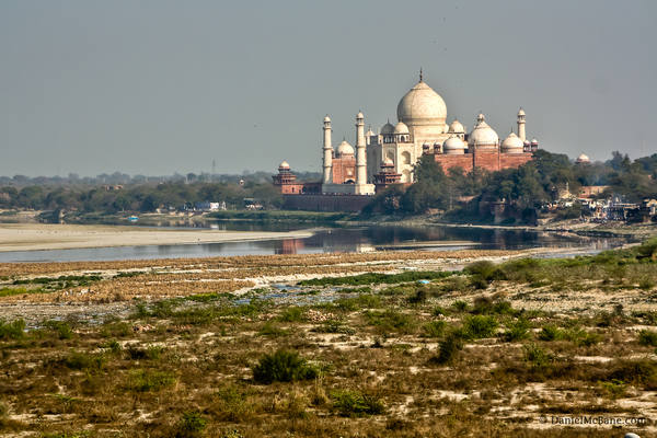 Taj Mahal on the Yamuna River