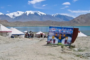 Muslim fast food at Karakul Lake