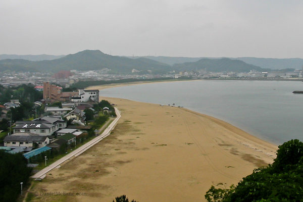 a beach in Karatsu, Saga, Japan