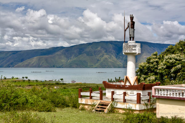 Statue on Samosir Island in Lake Toba