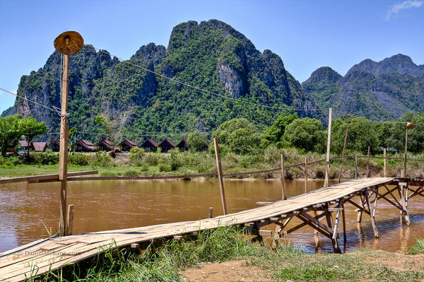 Nam Song in Vang Vieng Laos