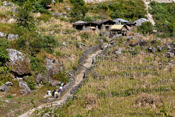 Village near Dharapani Nepal