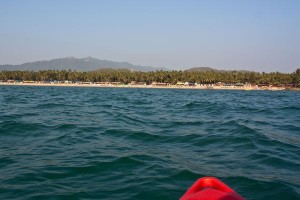 kayaking on Goa's Palolem Beach