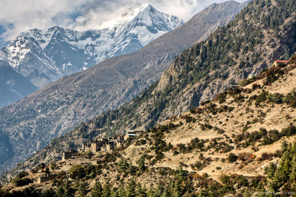 Upper Pisang along Annapurn Circuit Trek