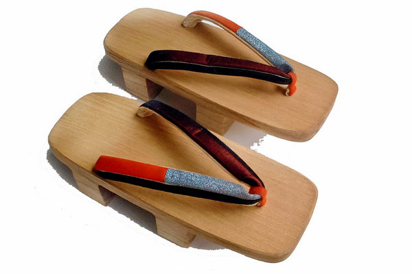 Japanese wooden sandals called geta